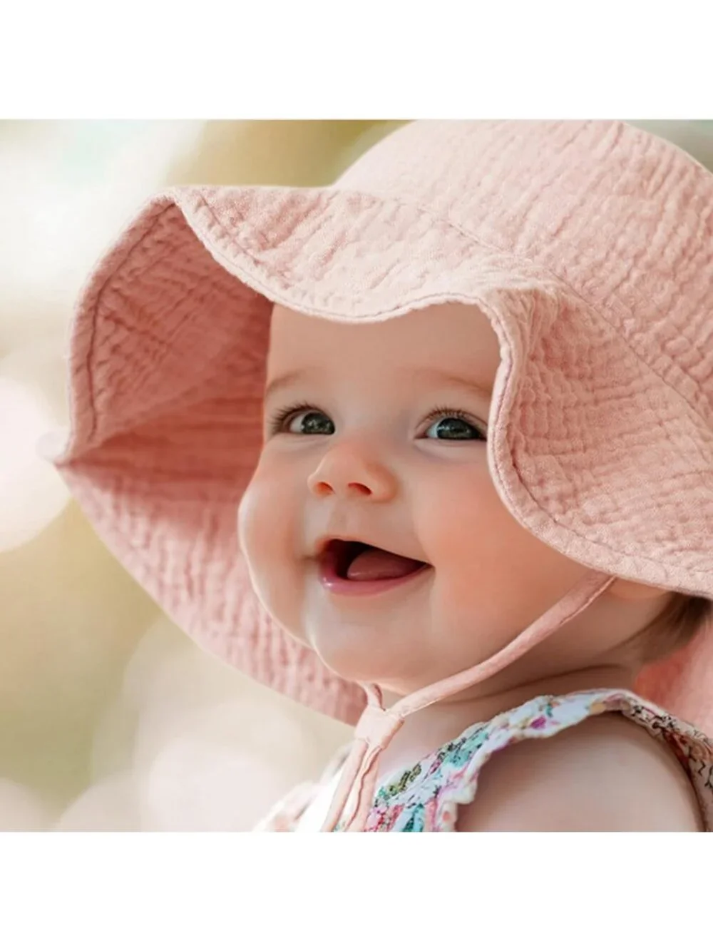 2 Pack Baby Sun Hat UPF 50+ | Muslin Bucket Hats for Summer Beach Fun